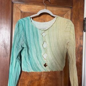 Gradient Long Sleeve Top